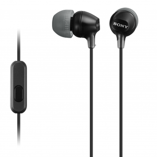 Sony InEar Earphone with Mic for iPhone - Android - Blackberry -  MDR-EX15AP (Black)