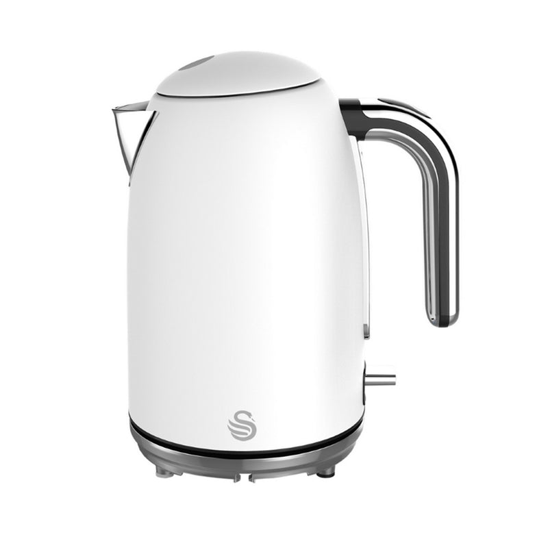 Swan 1,7 Litre Stainless Steel Pearl White Cordless Kettle
