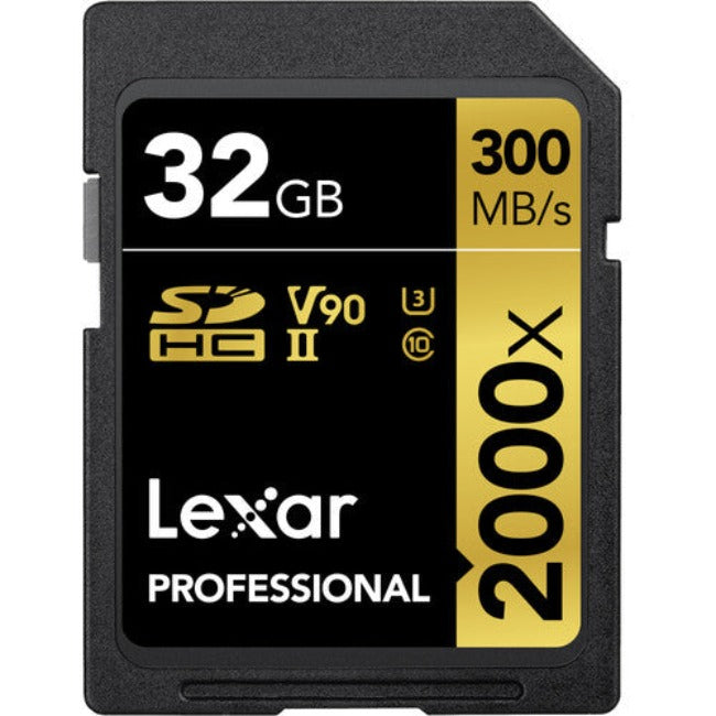 Lexar Professional 2000x SD Card (32GB)  MEMLXSD2000P32