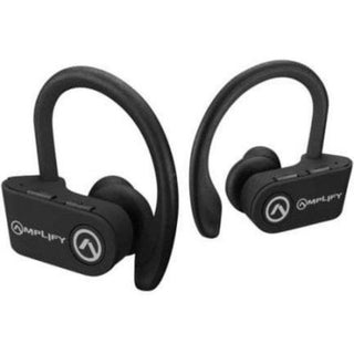 Amplify True Tunes Series Sports TWS earphones + Carry Case - Black AM-1118-BK