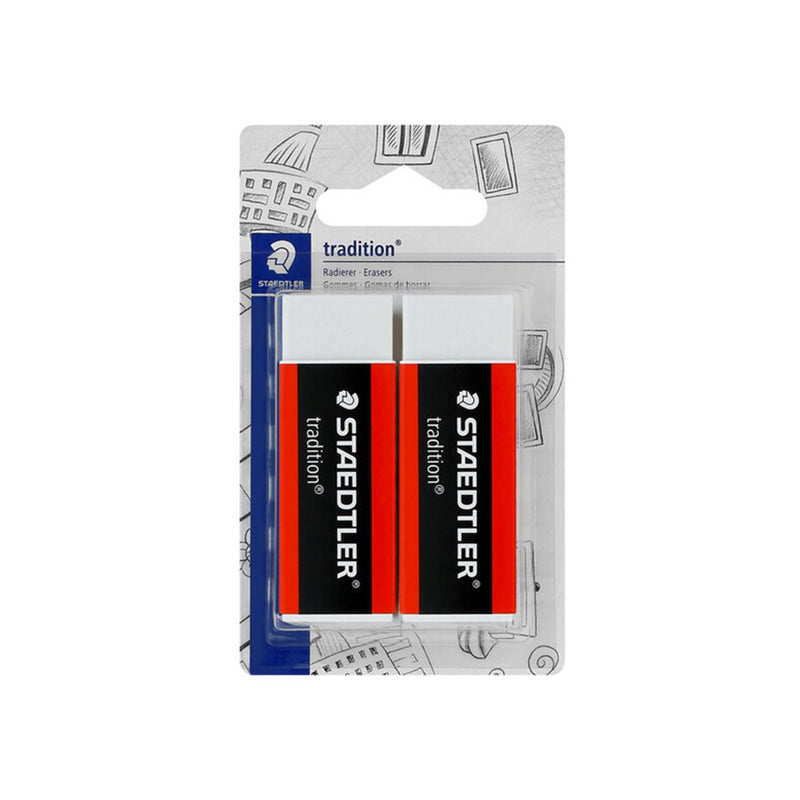 Staedtler Tradition PVC Erasers 2-Pack