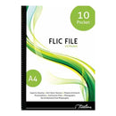 Flic File with Welded Spine  - A4 10 Pocket
