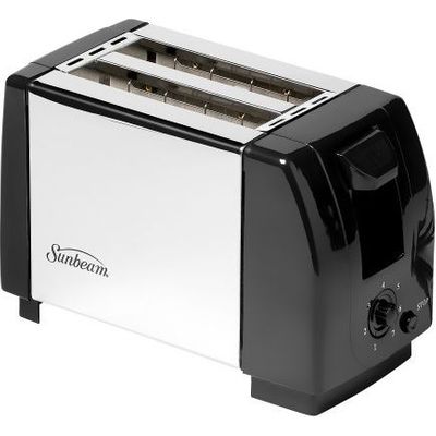 Sunbeam Deluxe Black and Stainless Steel Toaster SST-100/A