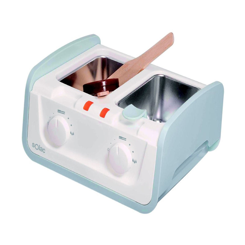Wax Heater 2 Tub White W "Depil Center"#
