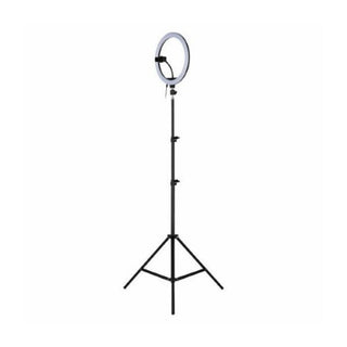 Volkano Insta Series 12 inch Ring Light on Tripod - Black VK-6510-BK