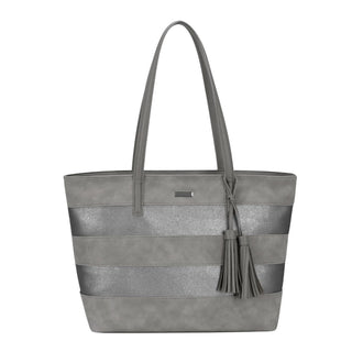 Supanova Tassles Ladies Laptop Bag Dk Grey