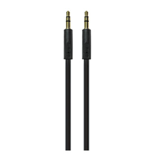 Volkano Slim series Aux Cable 2m Black CAB348-BK