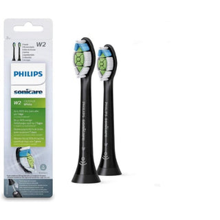 Philips Sonicare W2 Optimal White Interchangeable Sonic Brush Heads - Black - (HX6062/13)