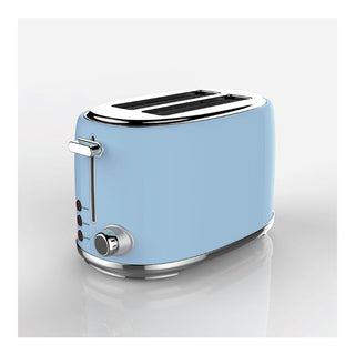 Swan 2 Slice Stainless Steel Blue Toaster