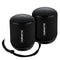 Volkano Gemini Series Pair of True Wireless Bluetooth Speakers  Black VK-3133-BK