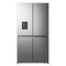 Hisense 579L 4 Door Freezer Fridge with Water Dispenser-Stainless Steel