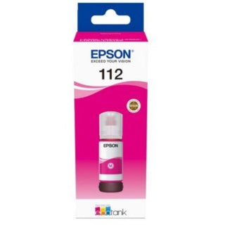 Epson 112 EcoTank Pigment Magenta ink bottle C13T06C34A