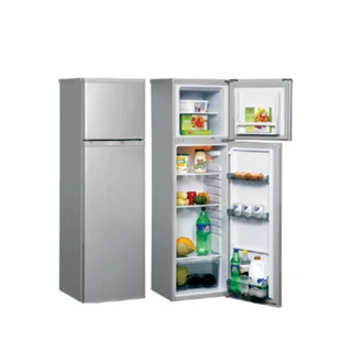 Goldair Double Door Fridge Freezer - Silver GDD-225S