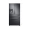 Samsung 635L Nett Frost Free French Door Fridge With Water & Ice Dispenser - Black Stainless RF24R7201SG