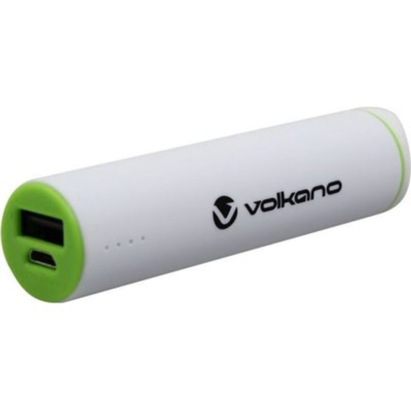 Volkano Mini Erupt Powerbank 2600 mAh White VE802-WHT