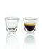 Delonghi Double Walled Espresso Glasses DLSC310
