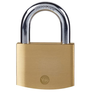 Yale 60mm Brass Padlock pack1