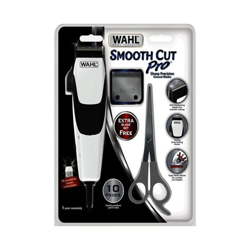 WC9314-3016 Wahl Smooth Cut Pro 10 Piece Hair Clipper Kit