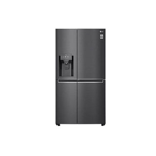 LG 761L Black Stainless Steel Side by Side Fridge, Door-in-Door GC-J297CQAL.AMCQESA