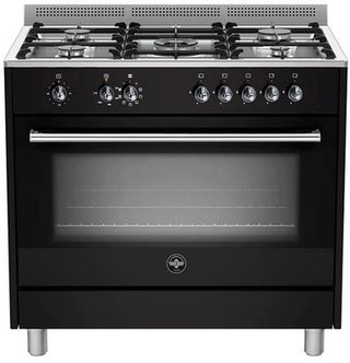 La Germania 90cm Rustica Gas Hob & Electric Oven - Black  RUS95C61LDNE