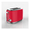 Swan 2 Slice Stainless Steel Red Toaster