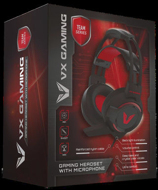 Team Gaming Headset with Mic VX-106-BK