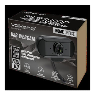 Volkano Webcam 10102 BK 1080p FULL HD