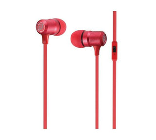 Bounce Beat Series Red/Black Earphone BO-1006-RD/BK