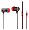 Amplify Skip Series Black and Red Bluetooth Earphones. AMP-1000-BKRD