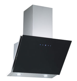 Falco 60cm 45 Degrees Black Glass Extractor FAL-60-30BG