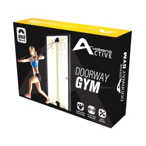 Volkano Active Doorway Gym - Black/ Yellow VA-1019-BKYL