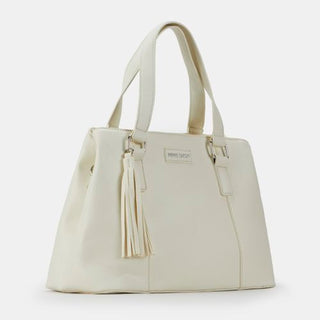 Pierre Cardin Abigail Relaxed Satchel Cream