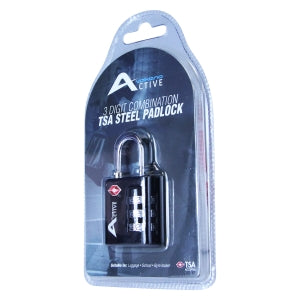 Volkano Active Safe Series TSA Lock (Black) VA-1009-BK