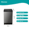 Hisense 13Kg Top Loader Washing Machine-Titanium Silver