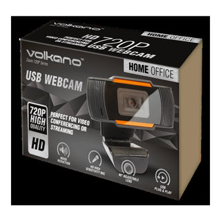 Volkano Webcam  720p HD VK 10101 BK