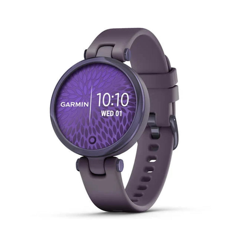 Garmin Lily™ Midnight Orchid Bezel with Deep Orchid Case and Silicone Band 010-02384-12