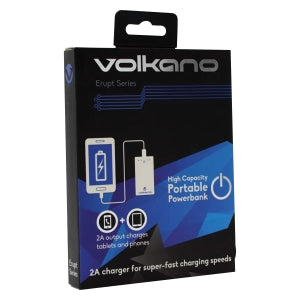 Volkano Power Bank Erupt Series 4000 mAh VE801-B