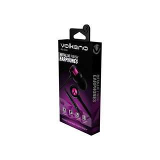 Volkano Alloy AUX earphones with mic  VK-1007