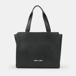 Pierre Cardin Abbey Studded Satchel Black PCL05130BKBK-A0
