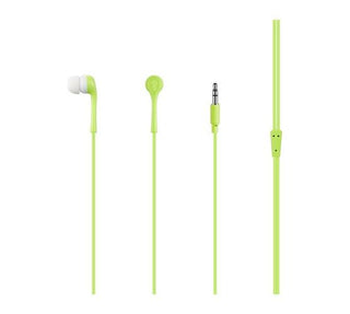 Pro Bass Dollarz Series Blister Aux Earphones - Green PR-1001-GN