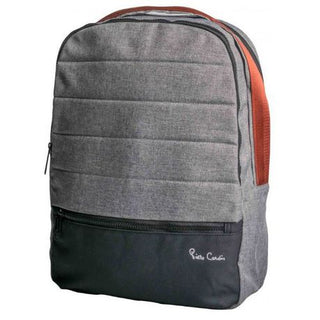 LBP00002GROR-00 - Pierre Cardin Nova Computer Backpack - GREY ORANGE