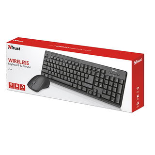 Trust Ziva Wireless Keyboard and Mouse Combo 22021