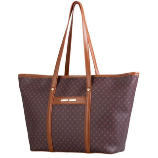 Pierre Cardin Guliana Core Logo Tote Brown Tan PCL05141BRTA-A0