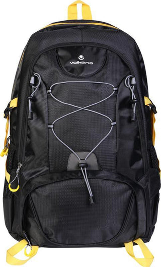 Volkano Clarence Series Outdoor 15.6" (39.6 cm) Daypack in Black and Yellow  VK-7039-BKYL