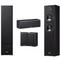 Yamaha  Center and Surround Speaker Package - Black NS-F51 Floor Standing and P51