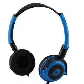 Bounce Swing Series Headphones with Mic, Blue & Black BO-2001-BLBK