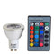 BFLASH LED 38° GU10 RGB LAMP WITH REMOTE XLED-GU10RGB