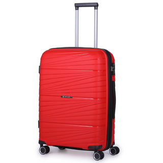 Pierre Cardin Montepellier Hard Case Red Polypropylene