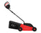 Lawnmower Electric Plastic Red 300mm 1000W