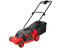 Lawnmower Electric Plastic Red 400mm 1600W